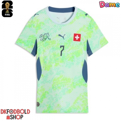 Schweiz Breel Embolo #7 Udebanetrøje Dame VM 2026 Kort ærmer